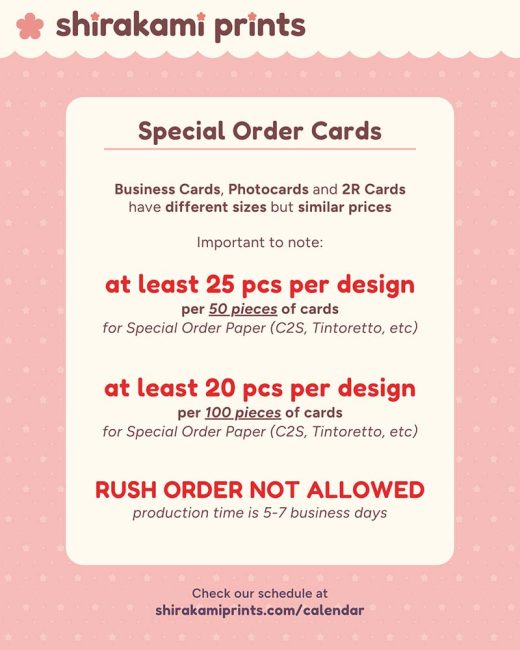Cards MOQ web spec